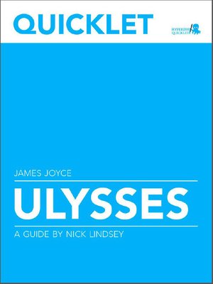 cover image of Quicklet on James Joyce's Ulysses